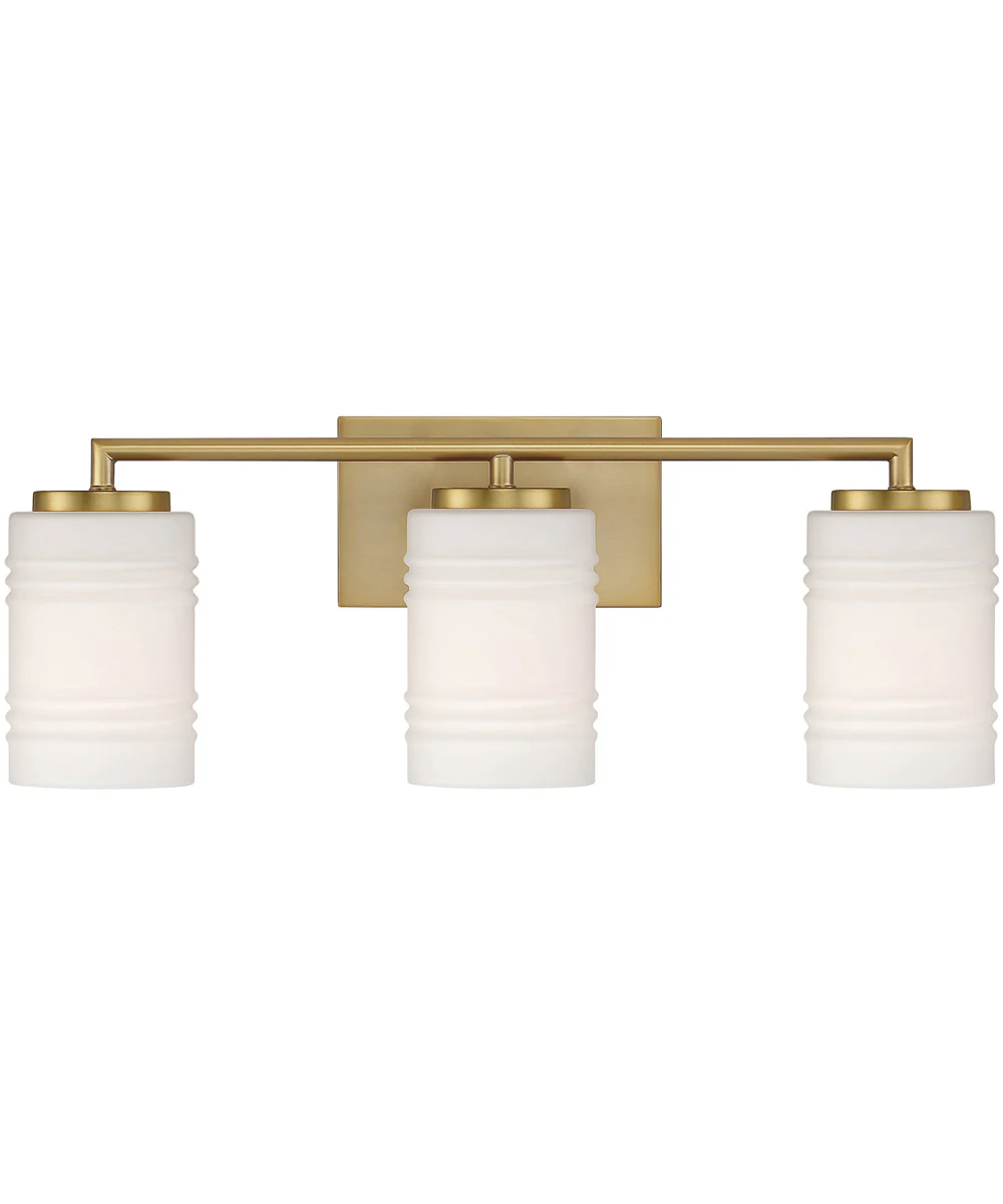 Leavenworth 3 Light Vanity Brushed Gold - Image 5