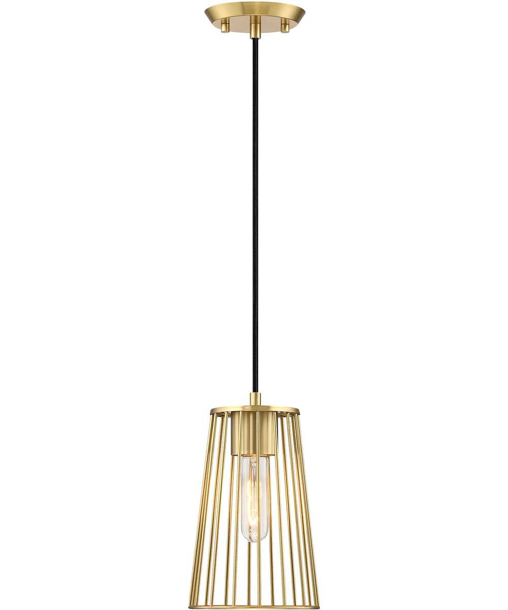 Liana 1 Light Pendant Brushed Gold