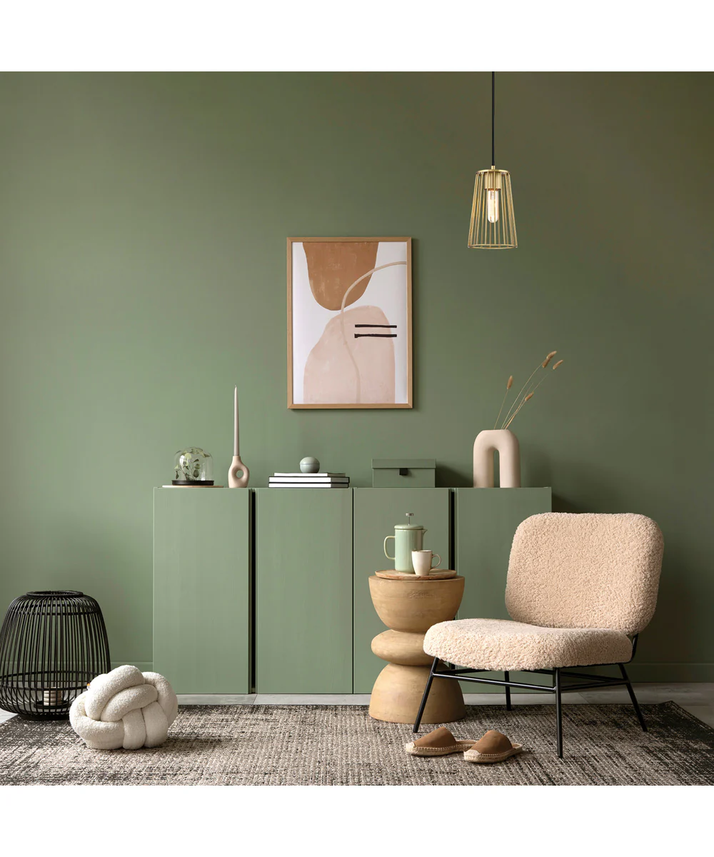 Liana 1 Light Pendant Brushed Gold - Image 2