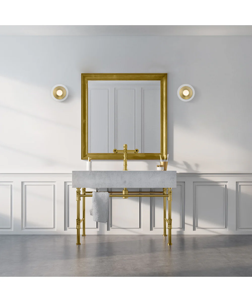 Litto 1 Light Wall Sconce  Brushed Gold - Image 3