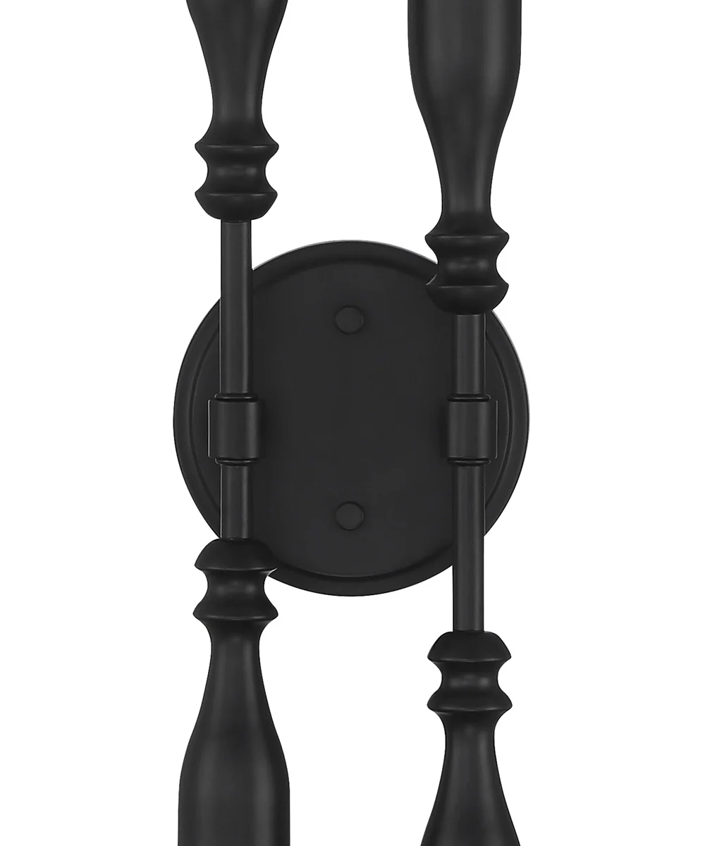 Louise 4 Light Vanity Matte Black - Image 3
