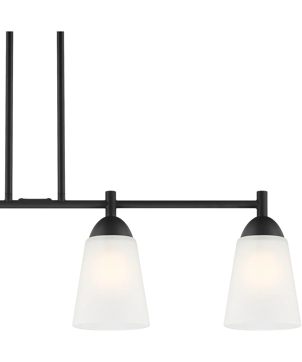 Malone 4 Light Island Matte Black - Image 3