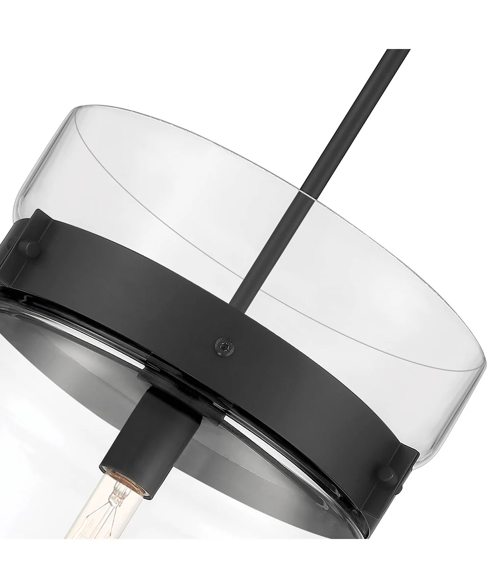 Midnight LA 1 Light Pendant Matte Black - Image 3