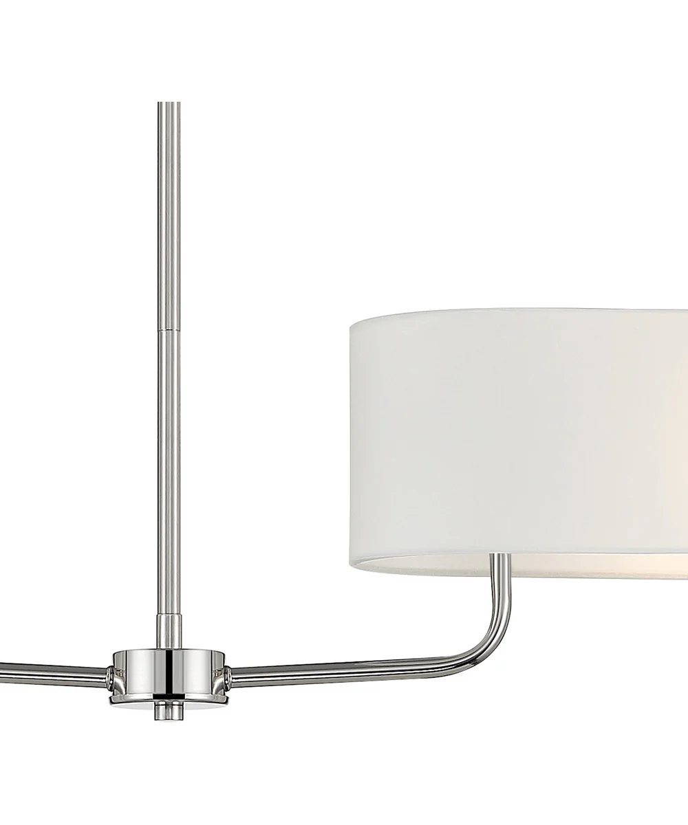 Midtown 2 Light Island Polished Nickel - Image 3