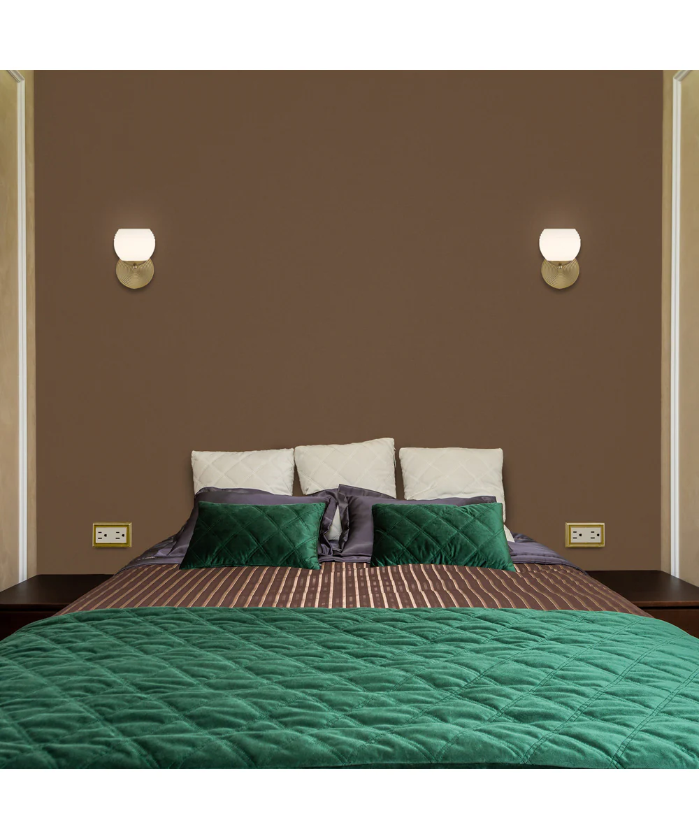 Moon Breeze 1 Light Wall Sconce Brushed Gold - Image 2