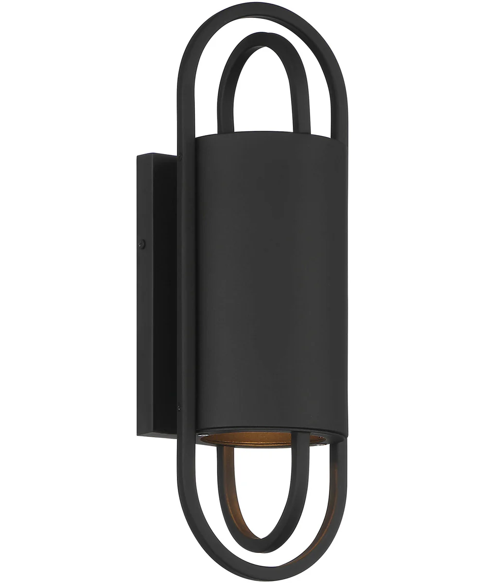 Nightfall 1 Light Wall Lantern Black - Image 3