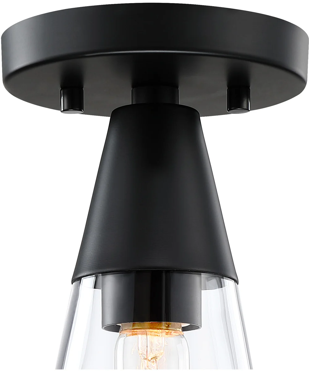 Norro 1 Light Flush Mount Matte Black - Image 4