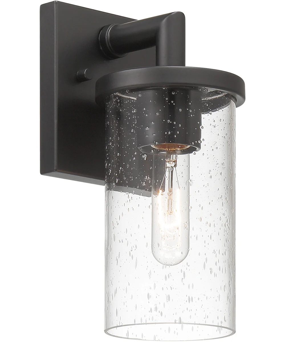 Otto 1 Light Wall Lantern Matte Black