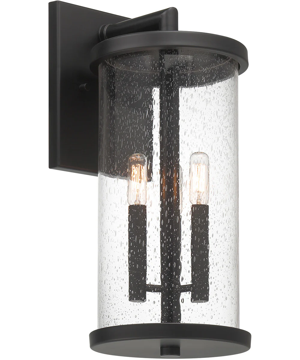 Otto 3 Light Wall Lantern Matte Black