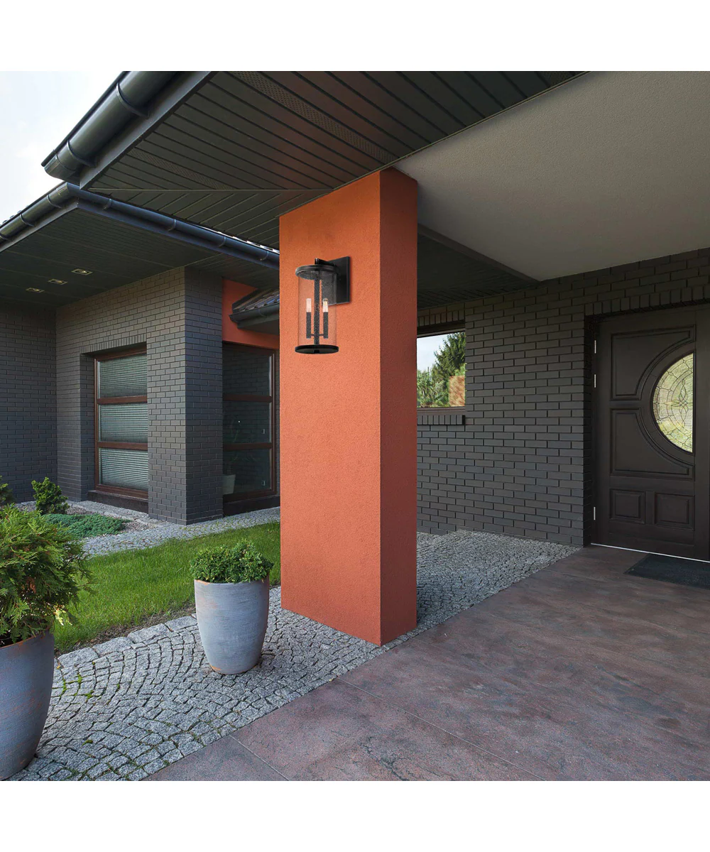 Otto 3 Light Wall Lantern Matte Black - Image 3