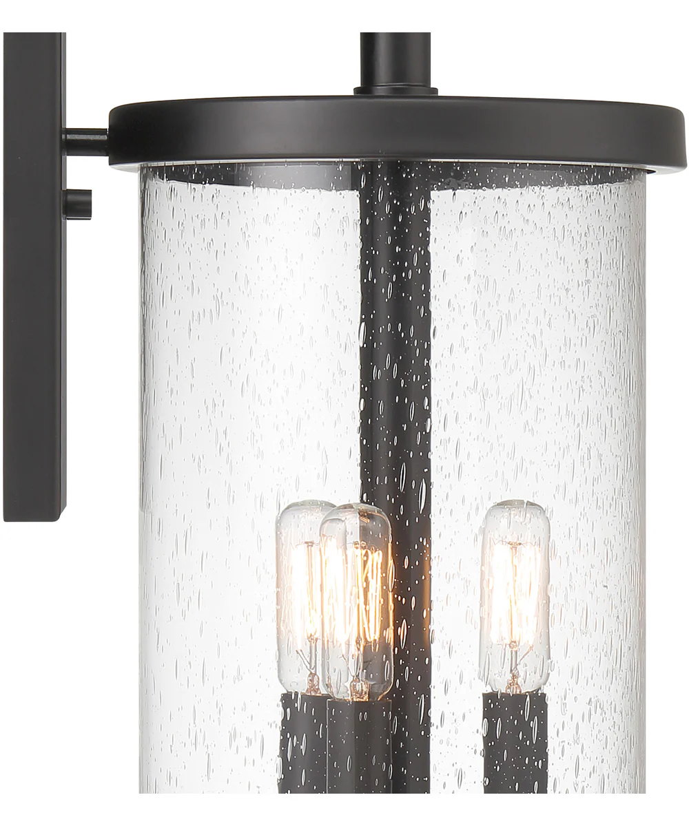Otto 3 Light Wall Lantern Matte Black - Image 4