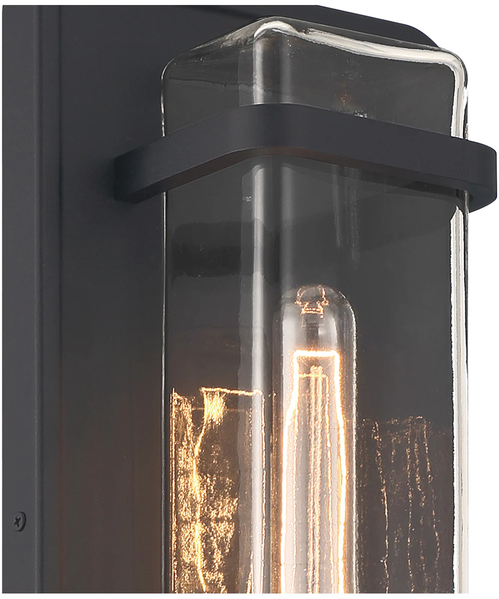 Pearl Street 1 Light Wall Lantern Black - Image 4