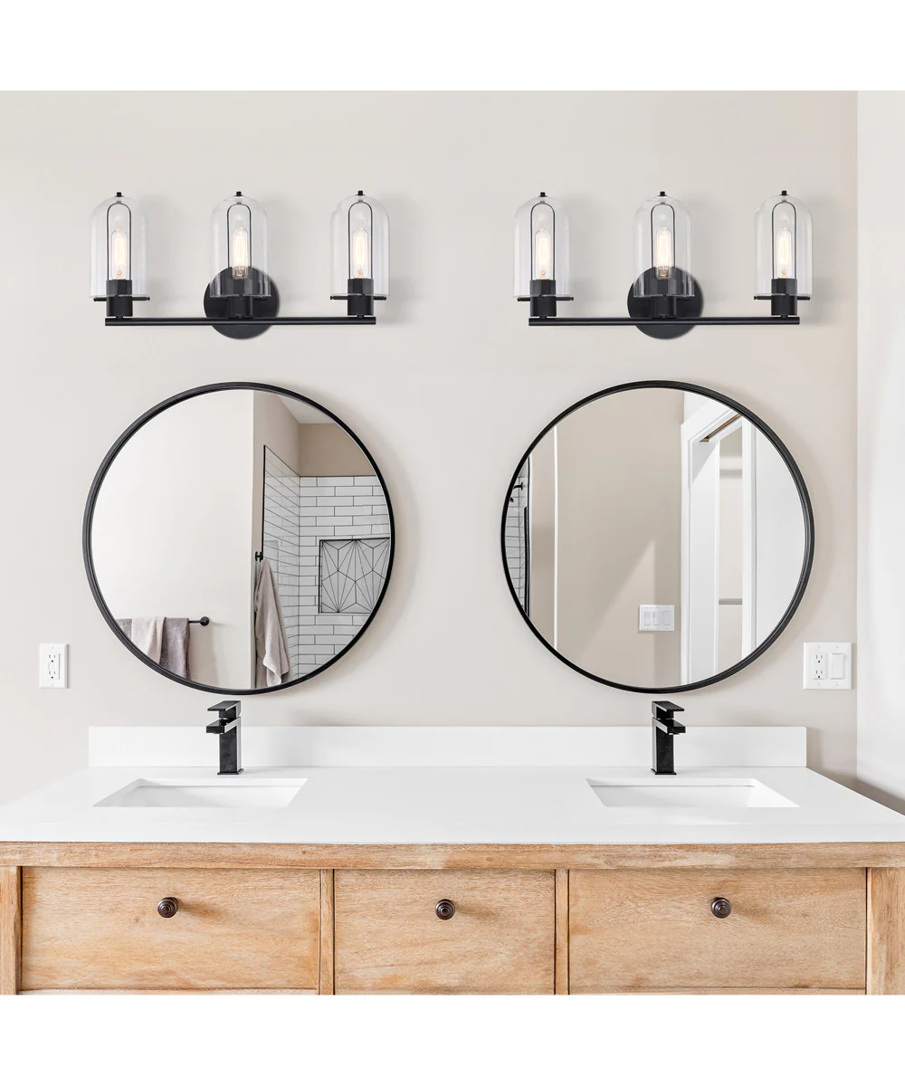 Skylar 3 Light Vanity Matte Black - Image 2