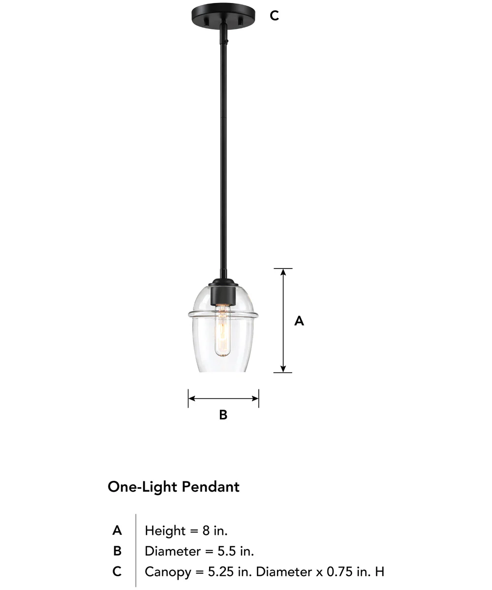 Summer Jazz 1 Light Pendant Matte Black - Image 3