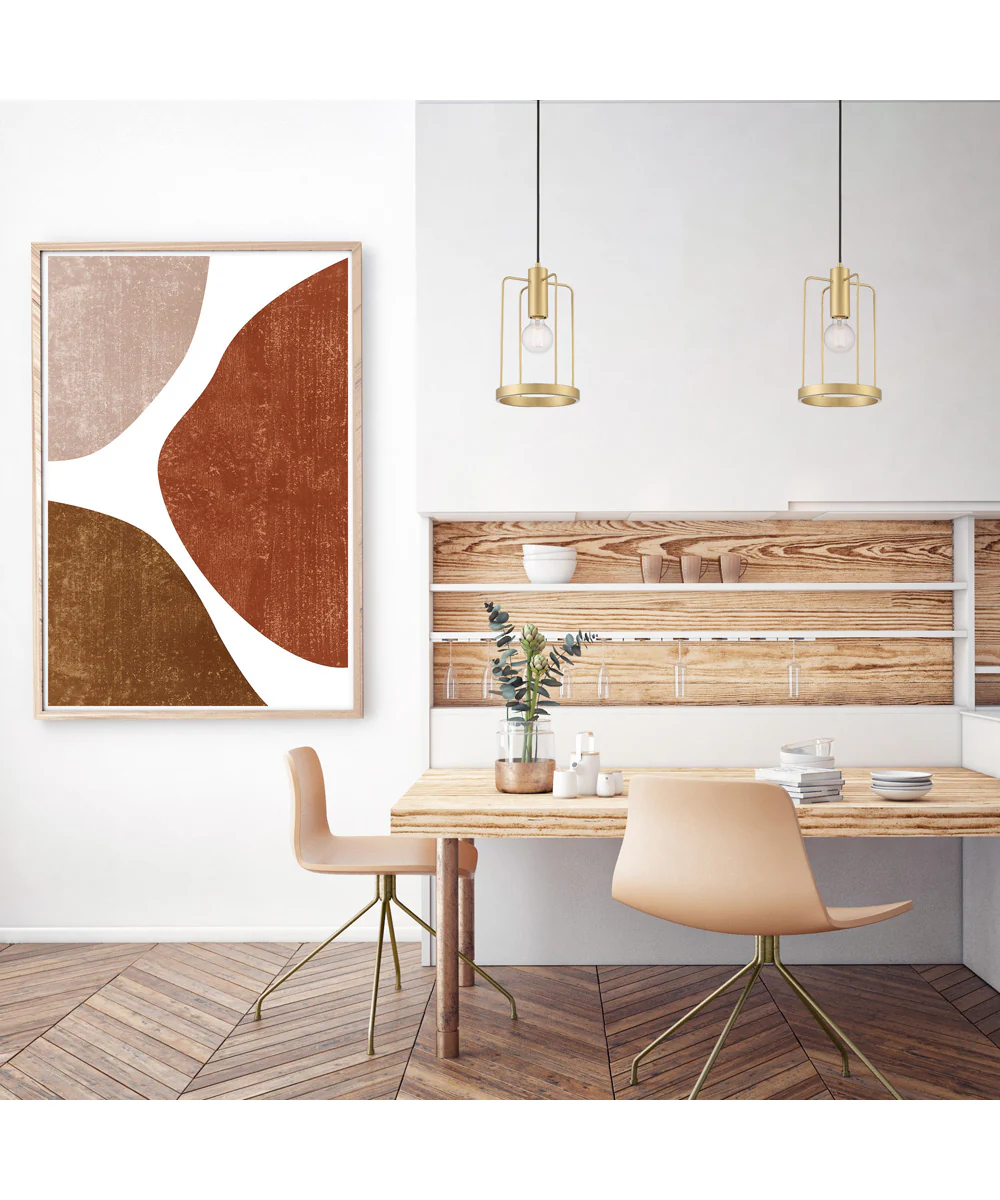 Tafo 1 Light Pendant Golden Mist - Image 2