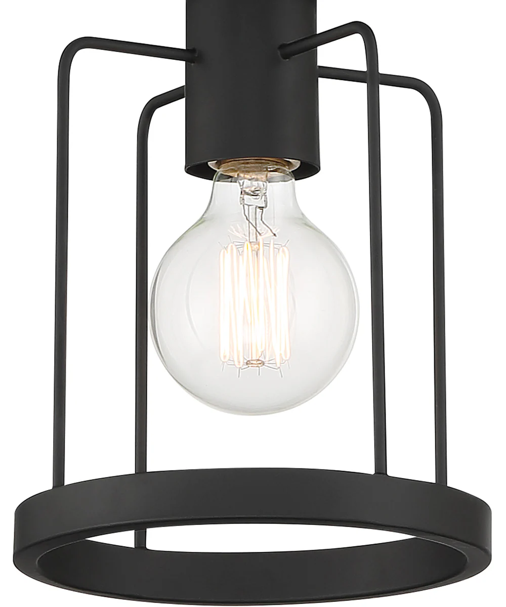 Tafo 1 Light Semi Flush Matte Black - Image 3