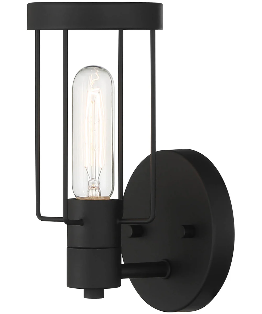 Tafo 1 Light Wall Sconce Matte Black - Image 4