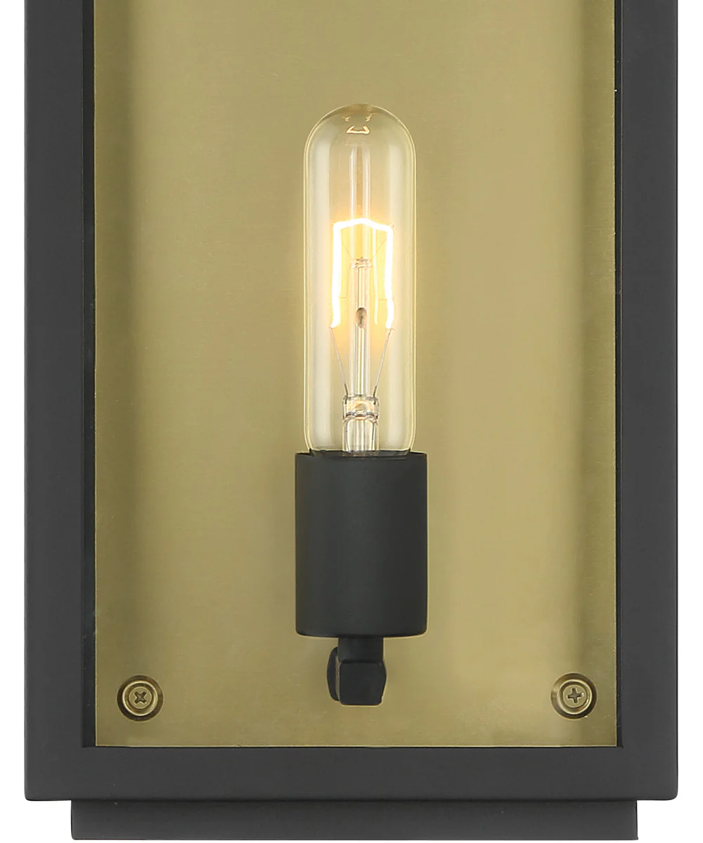 Twilight 1 Light Wall Lantern Black - Image 3