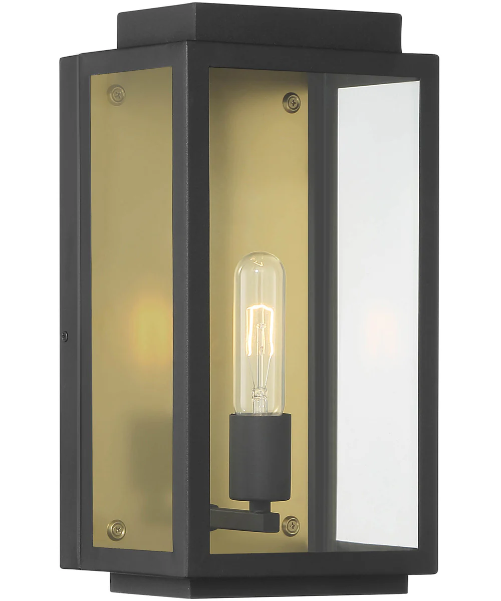 Twilight 1 Light Wall Lantern Black - Image 4