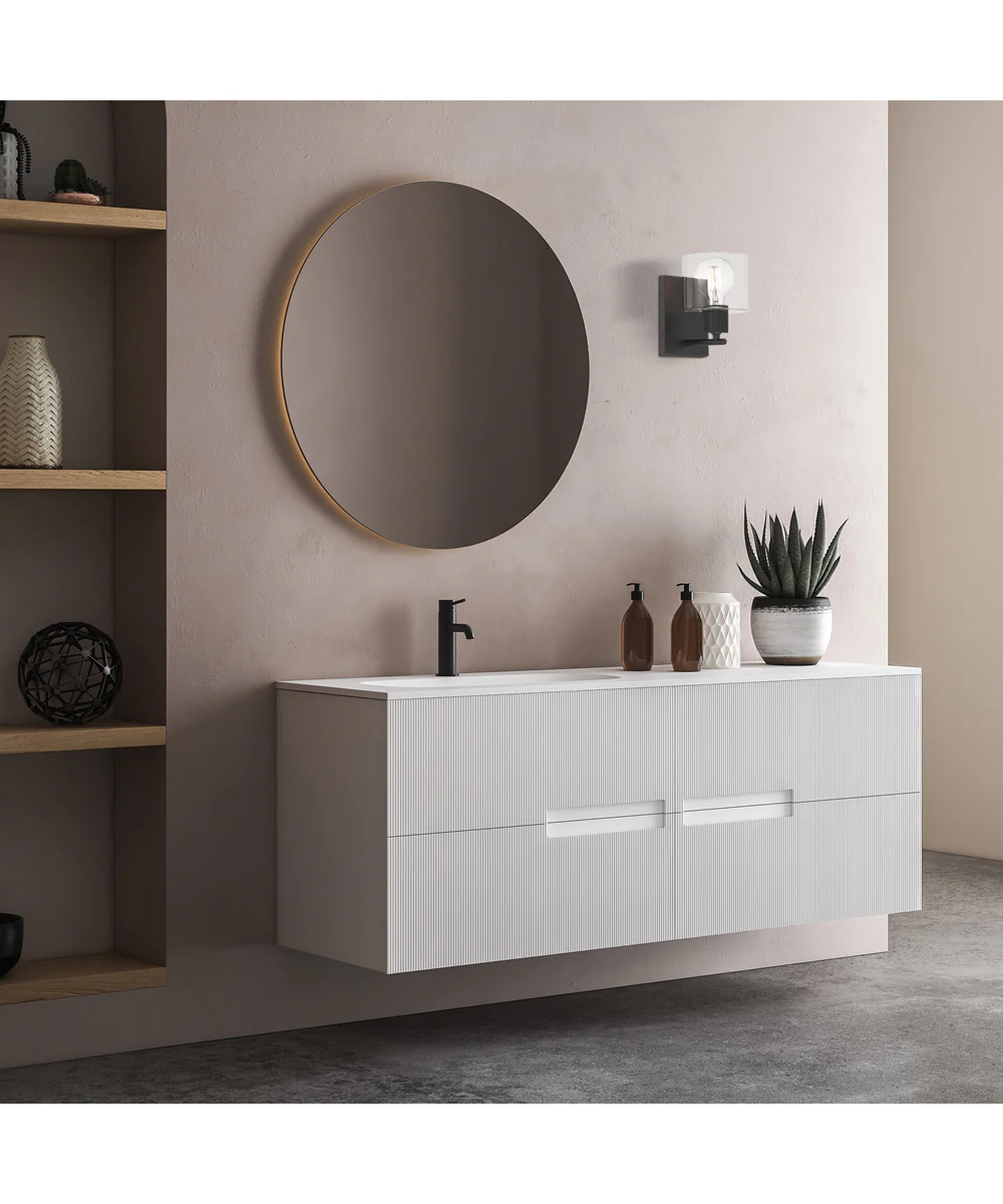 Vibrato 1 Light Wall Sconce  Matte Black - Image 2