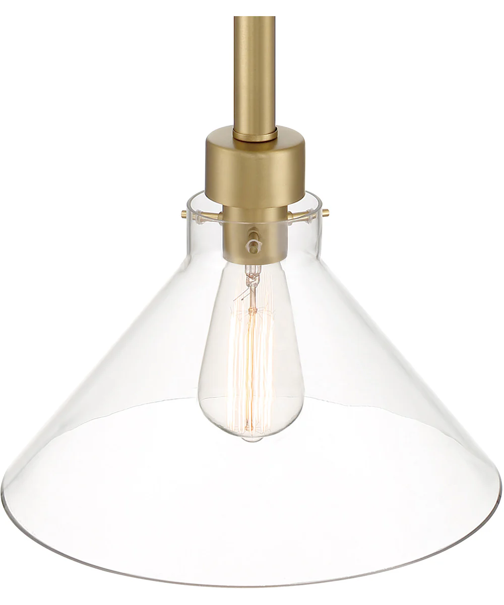 Willow Creek 1 Light Pendant Brushed Gold - Image 4