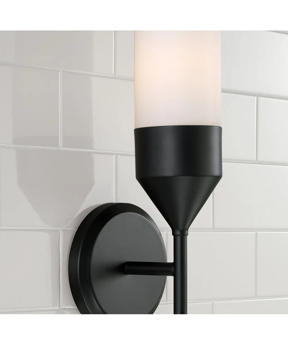 Devon 1-Light Sconce Matte Black - Image 3