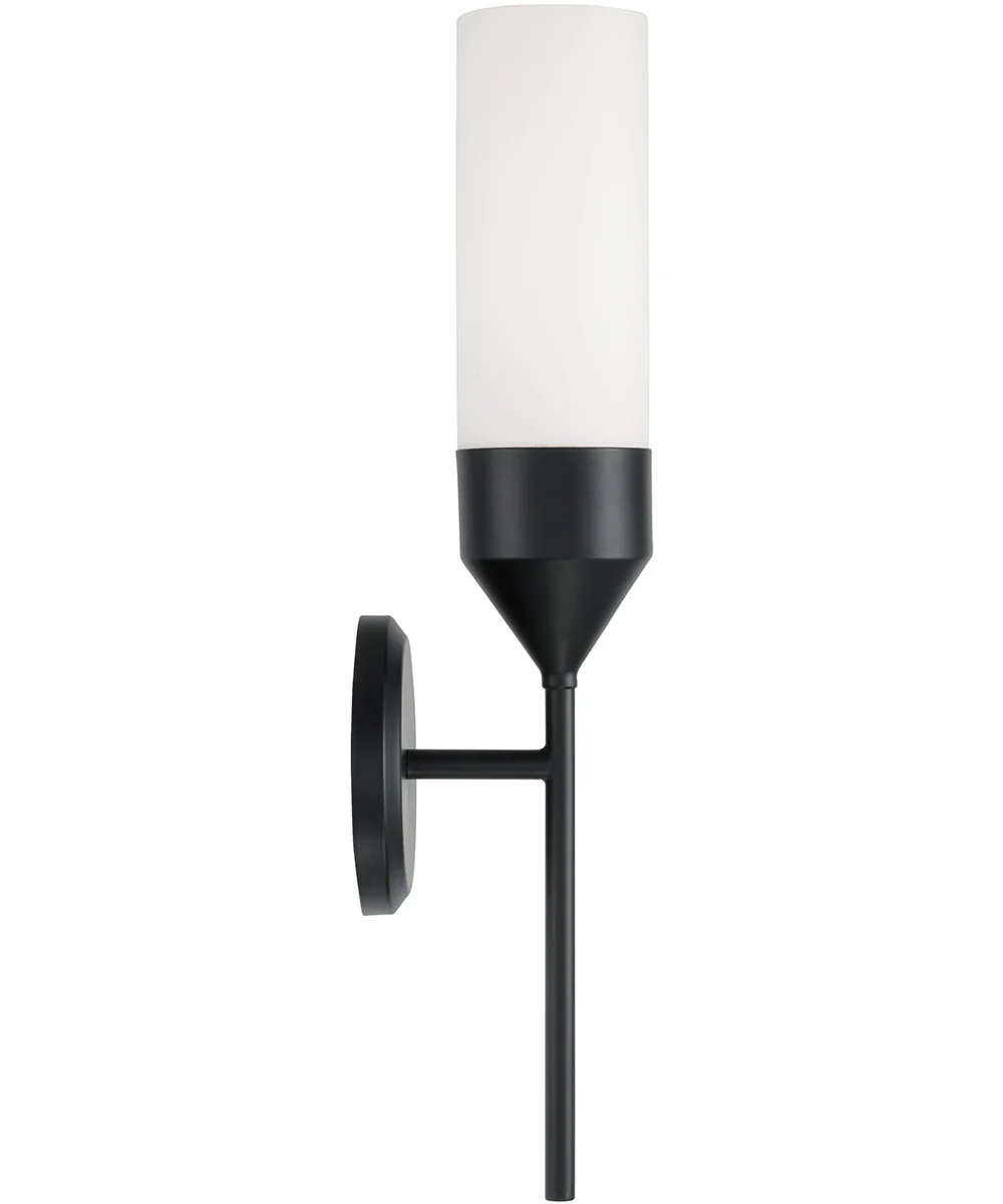 Devon 1-Light Sconce Matte Black - Image 5