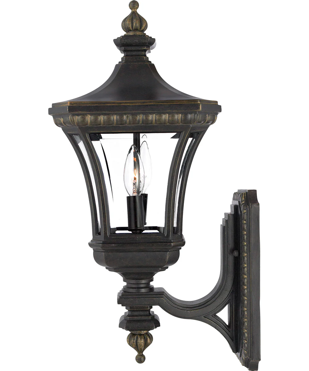 Devon Medium 2-light Outdoor Wall Light Imperial Bronze - Image 3