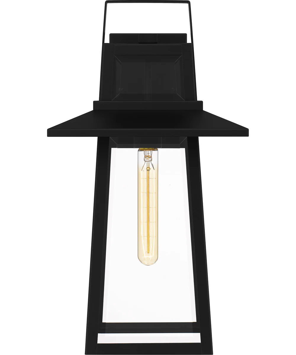 Devonport Large 1-light Outdoor Wall Light Matte Black - Image 4