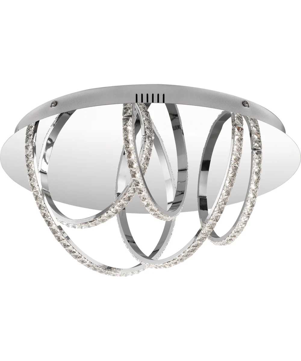 Diamond  Flush Mount Polished Chrome - Image 4