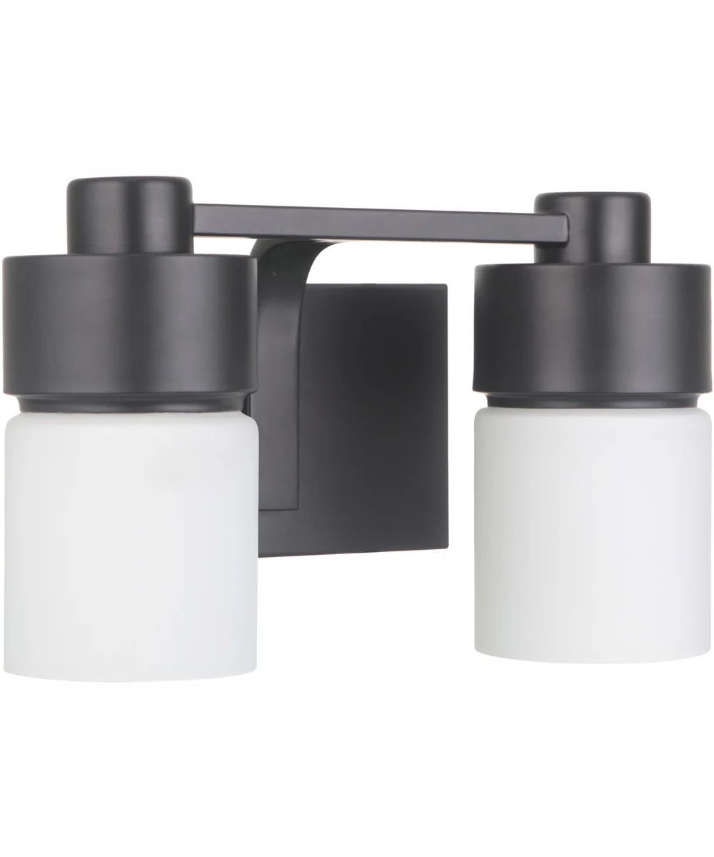 District 2-Light Vanity Flat Black