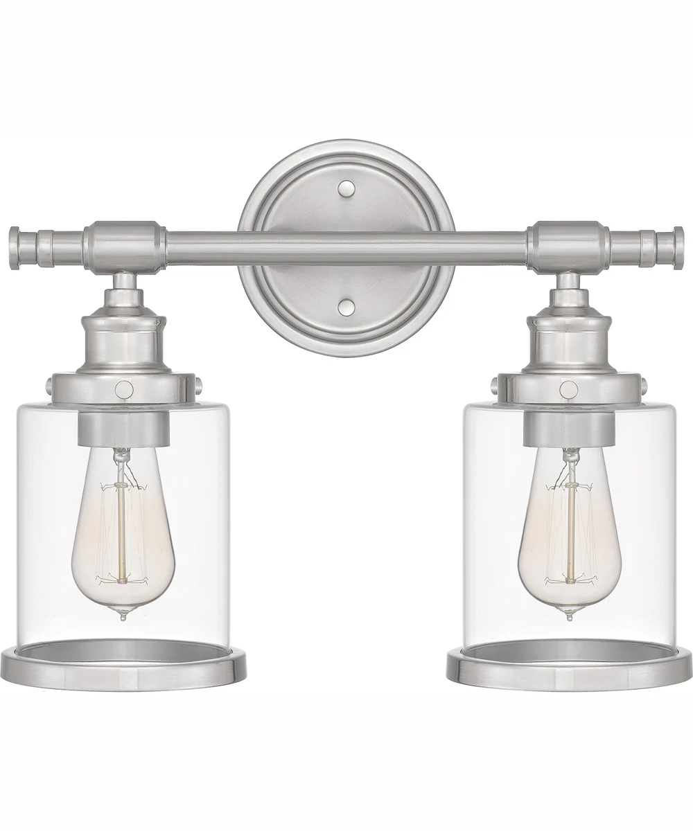 Dixie Medium 2-light Bath Light Brushed Nickel - Image 3