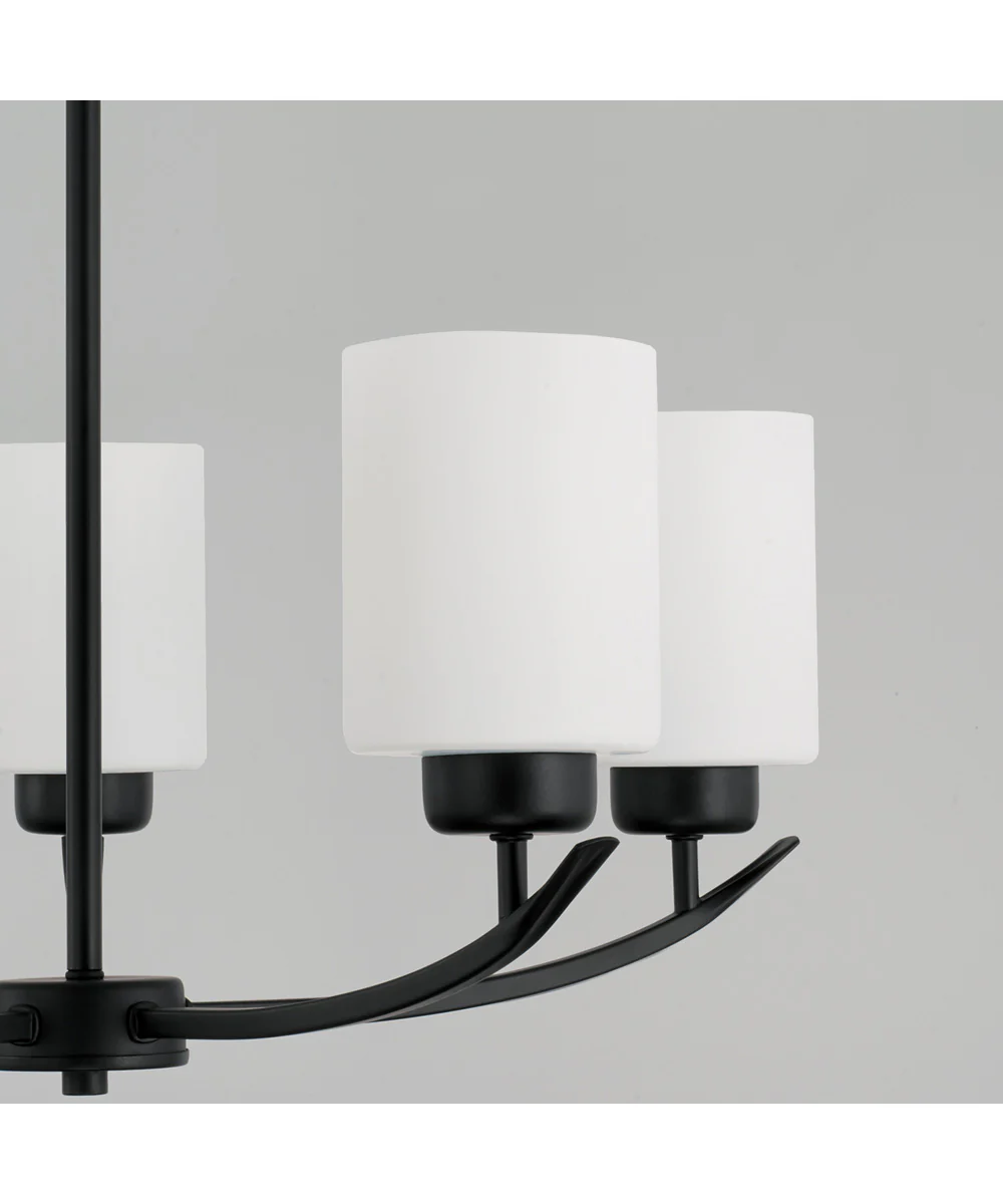 Dixon 5-Light Chandelier Matte Black - Image 3