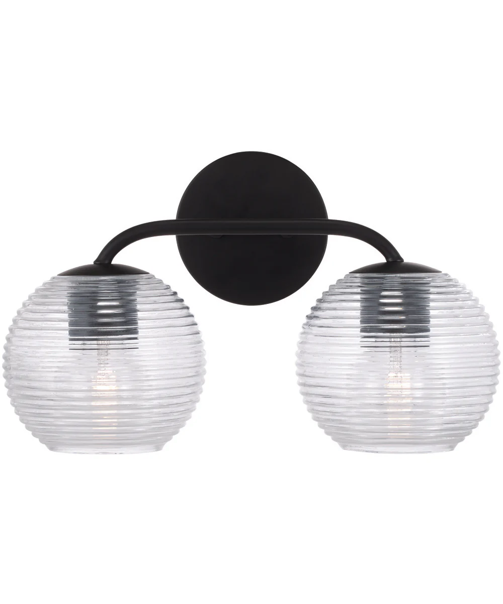 Dolan 2-Light Vanity Matte Black - Image 4