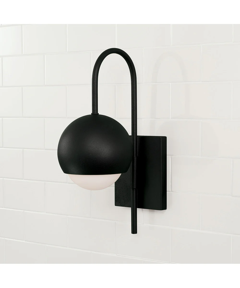 Dolby 1-Light Sconce Black Iron - Image 2