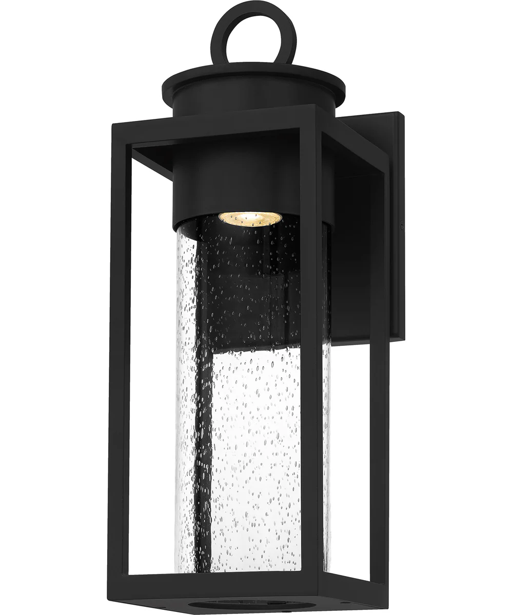 Donegal Large 1-light Outdoor Wall Light Coastal Armour Aluminum Matte Black