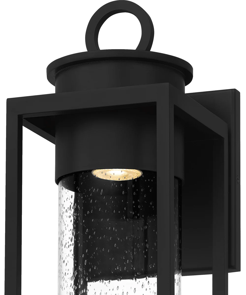 Donegal Large 1-light Outdoor Wall Light Coastal Armour Aluminum Matte Black - Image 6