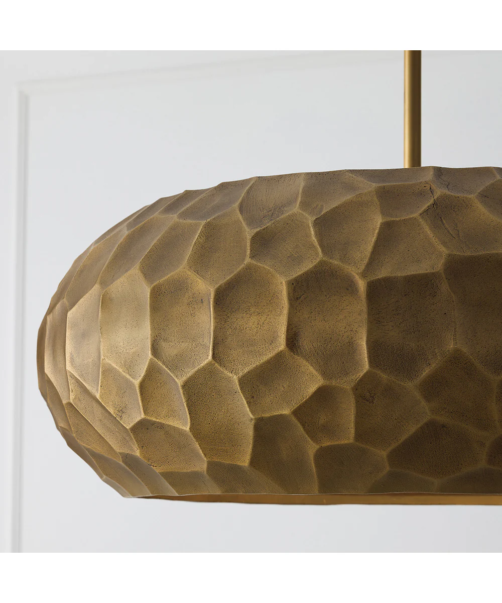 Dorian 4-Light Pendant Burnished Patinaed Brass - Image 4