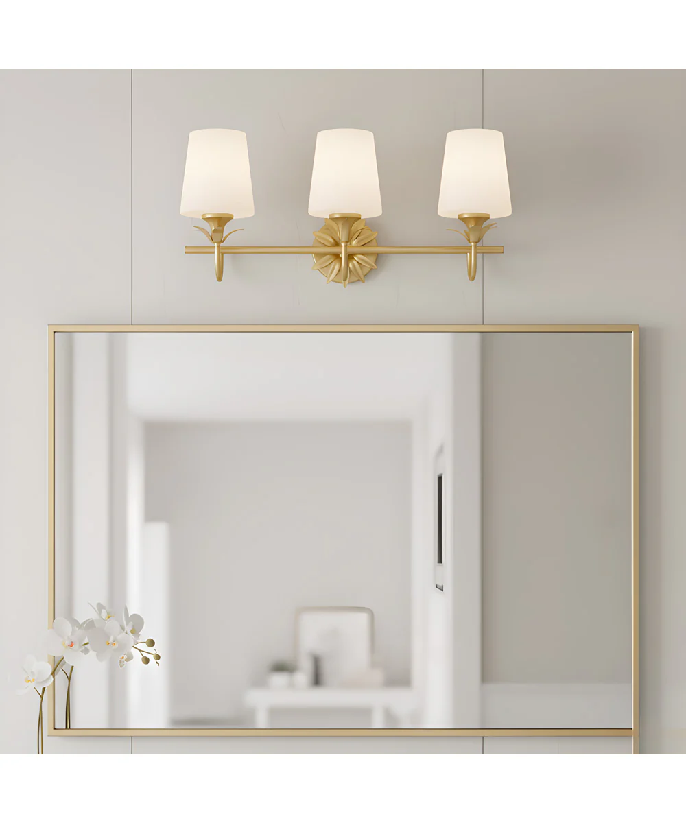 Dorothea 3-light Bath Light Gold Leaf - Image 2