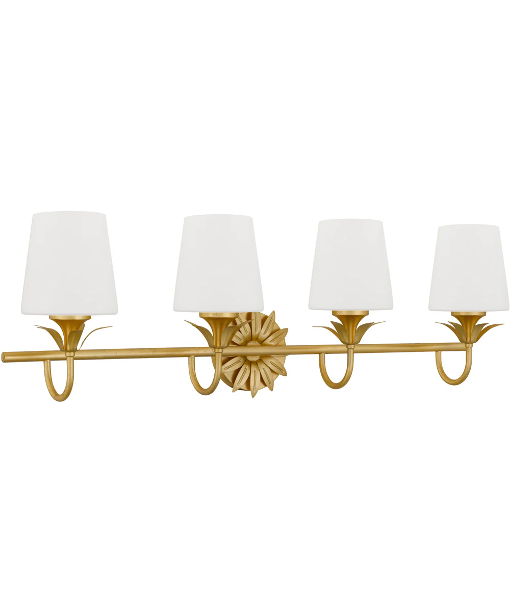 Dorothea 4-light Bath Light Gold Leaf - Image 5