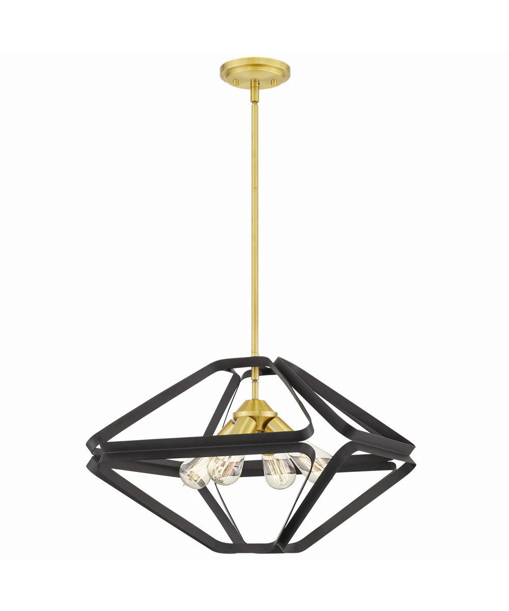 Dorsey 4-light Pendant Western Bronze - Image 2