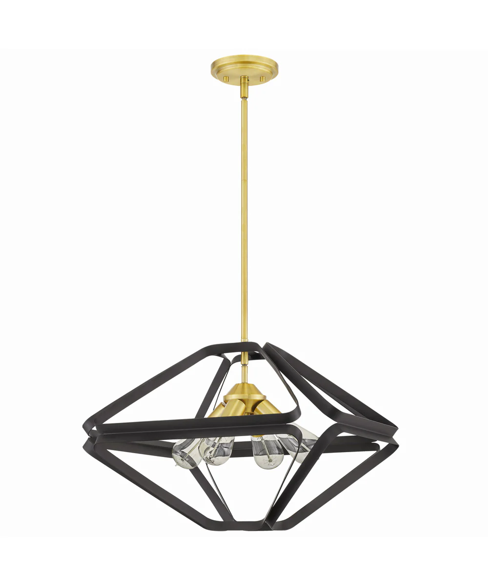 Dorsey 4-light Pendant Western Bronze - Image 3