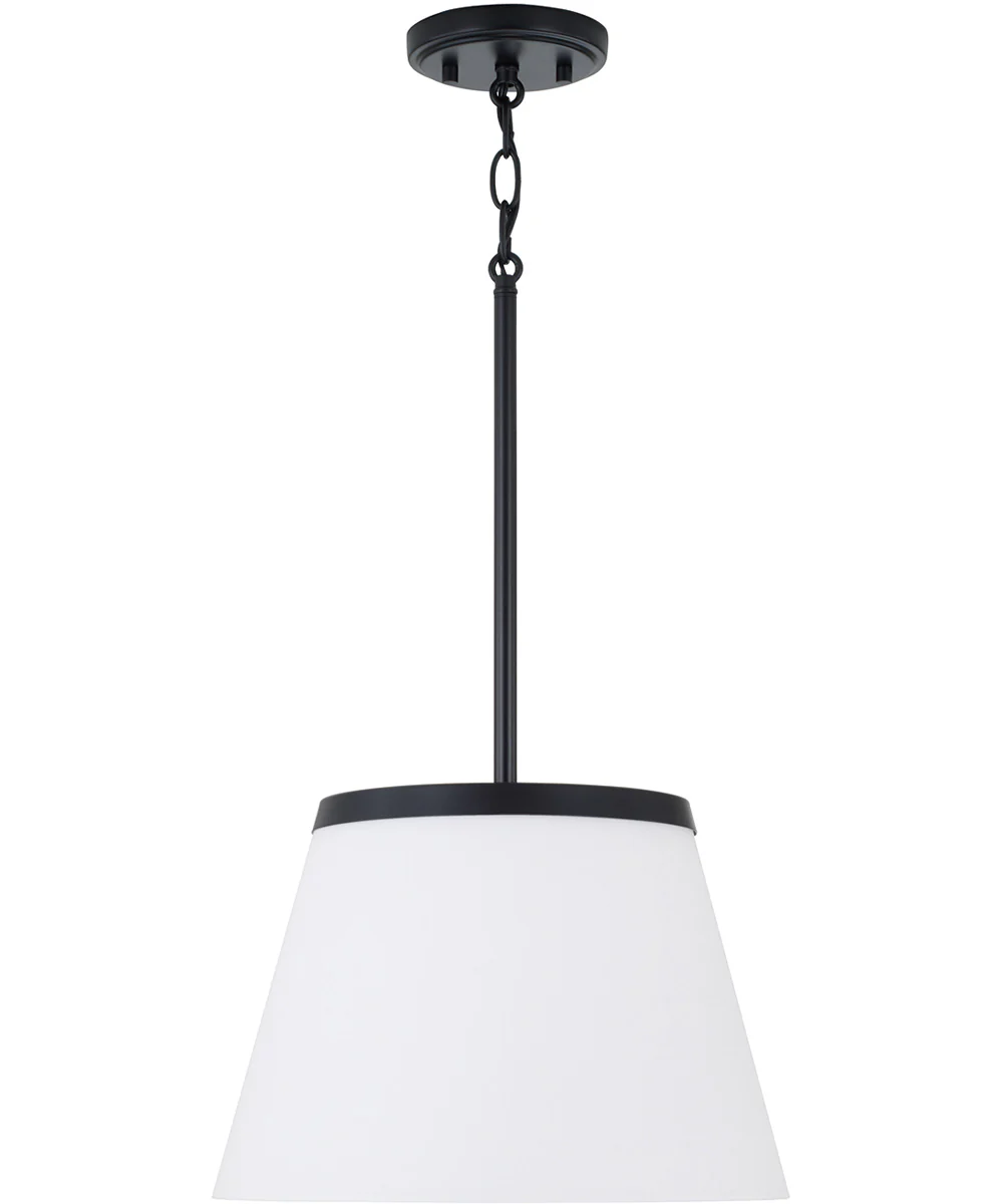 Drake 1-Light Pendant Matte Black