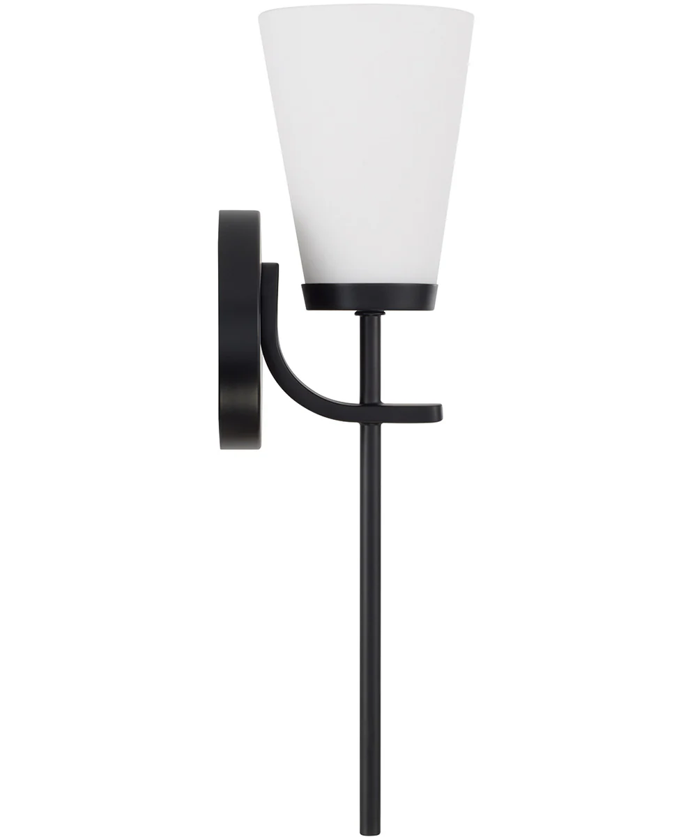 Drake 1-Light Sconce Matte Black - Image 3