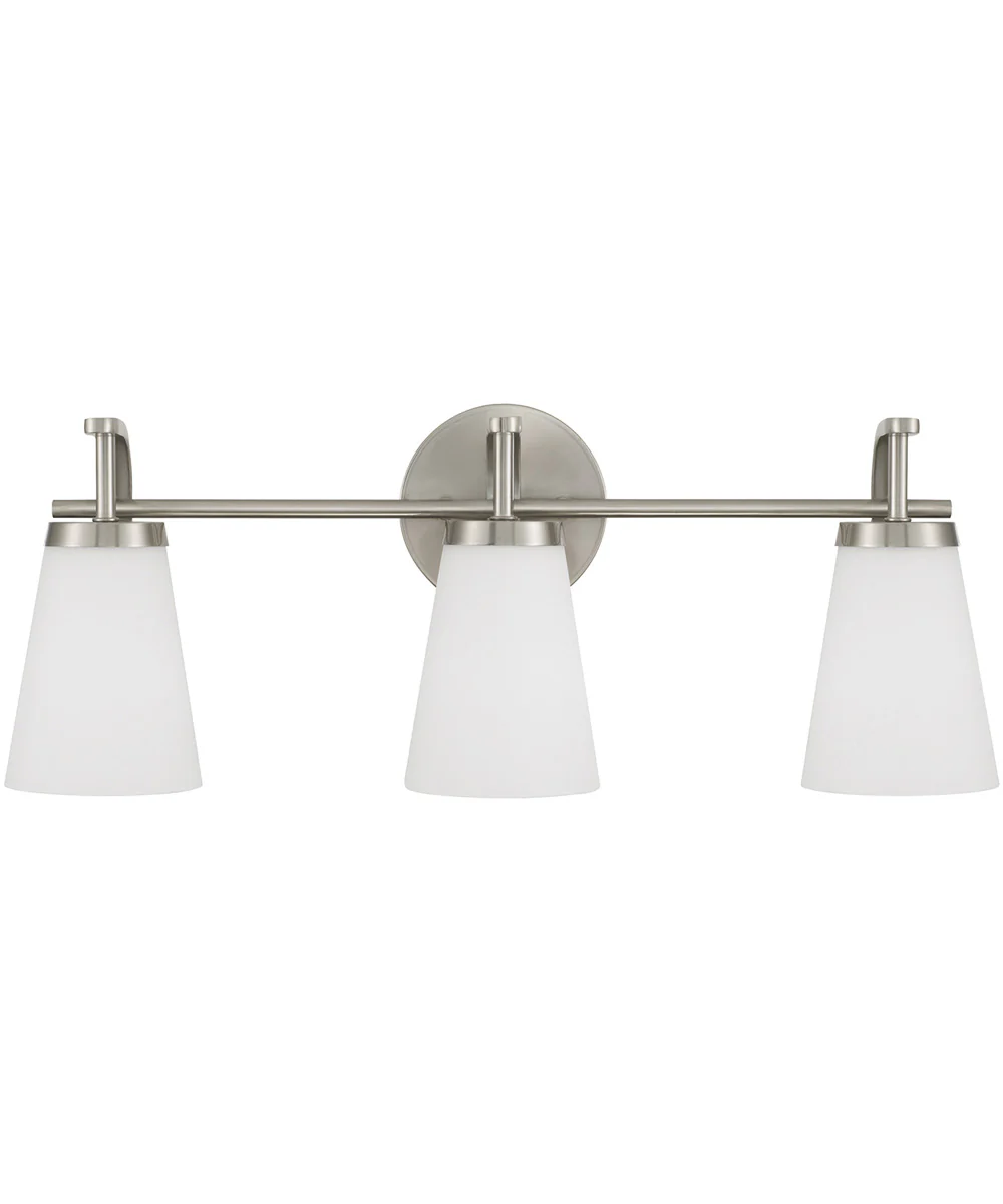 Drake 3-Light Vanity Brushed Nickel - Image 5