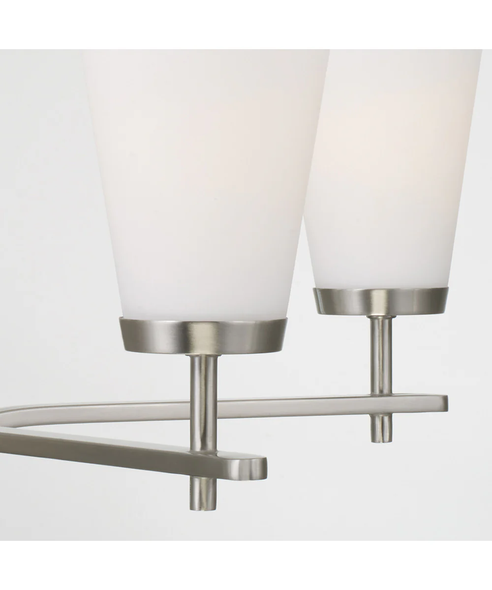 Drake 5-Light Chandelier Brushed Nickel - Image 3