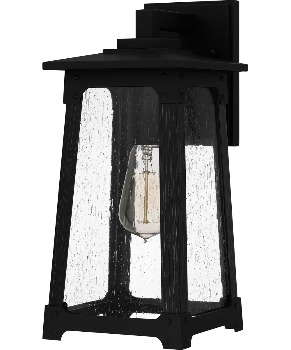 Drescher Medium 1-light Outdoor Wall Light  Coastal Armour Aluminum Matte Black - Image 2