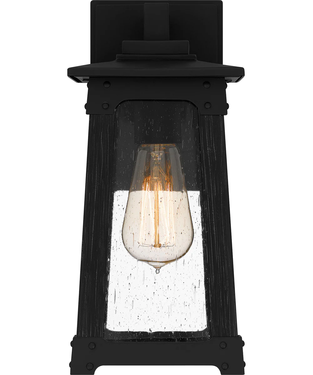 Drescher Small 1-light Outdoor Wall Light Coastal Armour Aluminum Matte Black - Image 3
