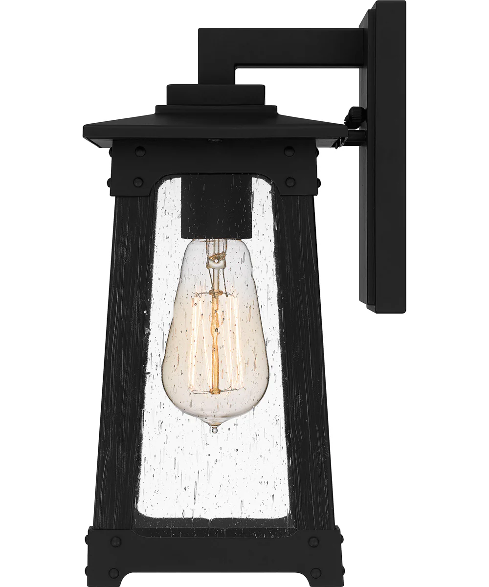 Drescher Small 1-light Outdoor Wall Light Coastal Armour Aluminum Matte Black - Image 4