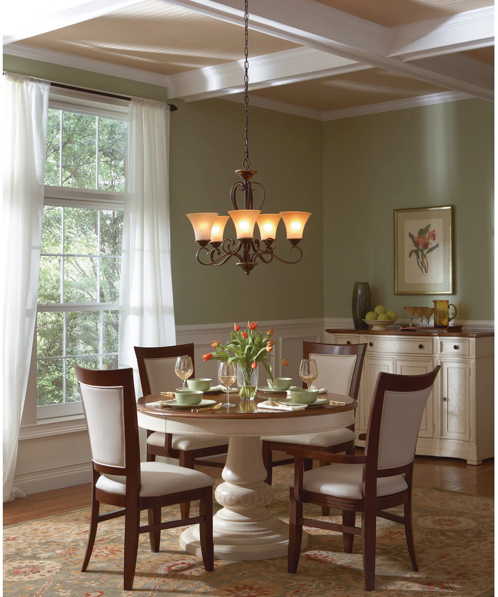 Duchess 5-light Chandelier Palladian Bronze - Image 6